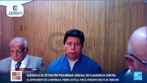 Por medio de una carta escrita a mano, Castillo habla de su destitución como presidente de Perú