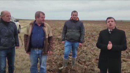 Edirne Keşan'da Meranın Tarlaya Dönüştürülmesine Köylülerden Tepki