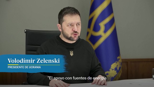 Zelenski: El apoyo con fuentes de energía a Ucrania podría costar 800 millones de euros
