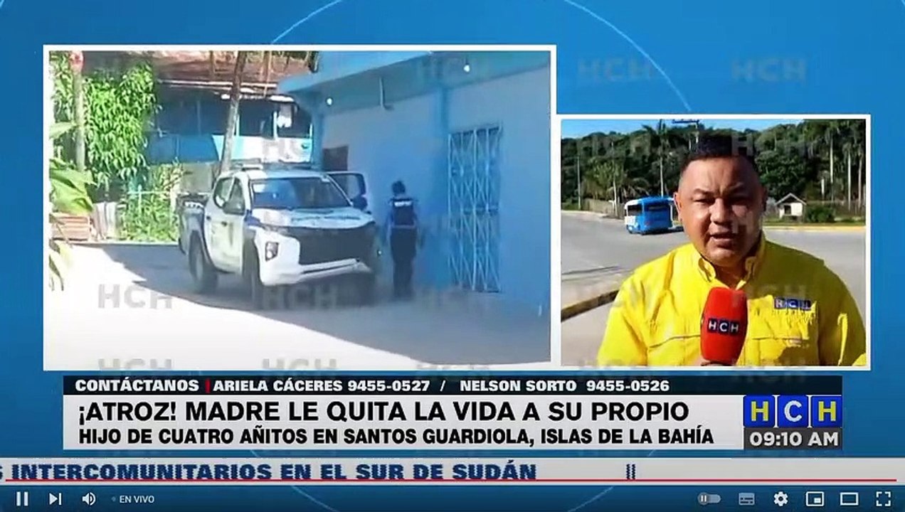 ¡Ya lo había maltratado! Mujer mata a su hijo de 4 añitos en Islas de La Bahía