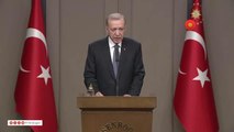 Cumhurbaşkanı Erdoğan, Türkmenistan'a hareketi öncesi basın toplantısında konuştu: (2)