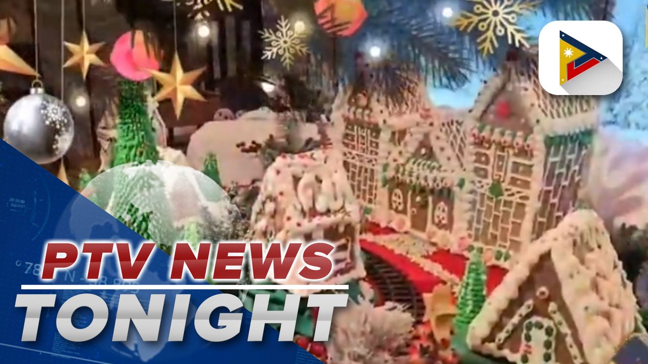 Cebubased pastry chef creates worldclass edible Gingerbread Village video Dailymotion