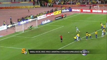Tardelli decide, Brasil vence a Argentina e conquista Superclássico