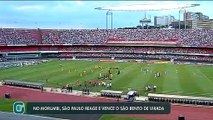 No Morumbi, São Paulo reage e vence o São Bento de virada