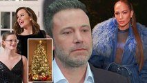 JLo 'stares' at Ben Affleck as he prepares for Christmas for his ex-family, Garner and the kids