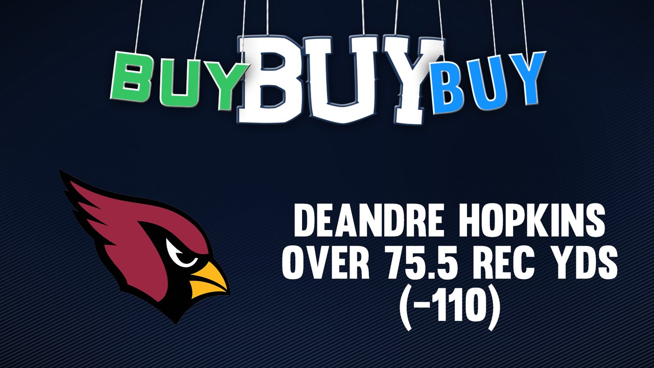 Back DeAndre Hopkins To Go Over 75.5 Receiving Yards Vs. Patriots