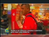 Técnico da seleção chilena é demitido após derrota em amistoso