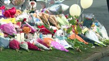 Toys, balloons and bouquets left at Solihull lake tribute