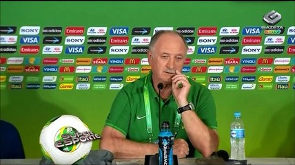 Felipão comenta entrada de Bernard em duelo decisivo contra Uruguai