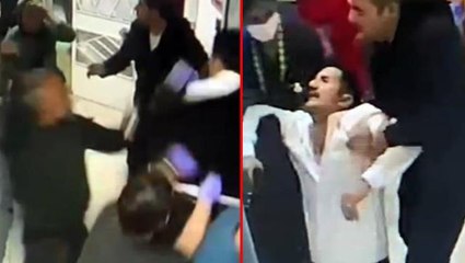 Gaziantep'te sağlık çalışanlarına saldıran kişi kalp krizi geçirdi, acil müdahaleyle hayata döndürüldü