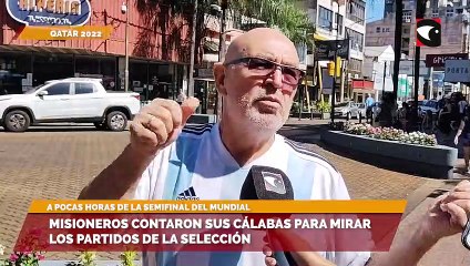 Misioneros contaron sus cálabas para mirar los partidos de la selección