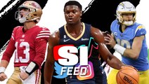Brock Purdy, Tom Brady, Justin Herbert and Zion Williamson on Today's SI Feed