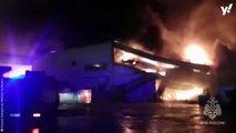 Huge blaze at shopping centre near Moscow leaves one dead