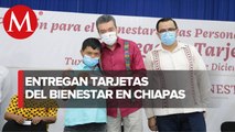 En Chiapas, entregan Tarjetas del Bienestar de Pensión para Personas con Discapacidad