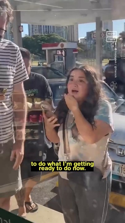 Dwayne 'The Rock' Johnson Visits 7-Eleven He Used to Steal From & Makes Amends