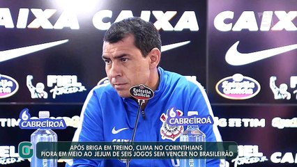 Após briga, clima no Timão com jejum de seis vitórias piora