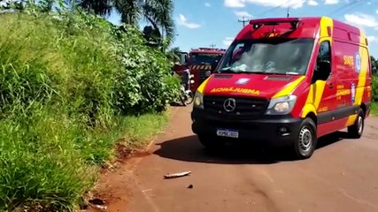 Ciclista fica em estado grave após ser atingido por moto na PR-180