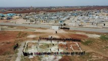 مونديال قطر حاضر في مخيمات الشمال السوري والأطفال يحاكون مبارياته