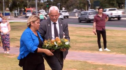 Adelaide artwork installed at major intersection to help recognise sacrifice of Aboriginal soldiers