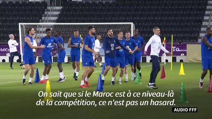 Mondial/France-Maroc: "Surtout ne pas tomber dans la facilité", prévient Varane