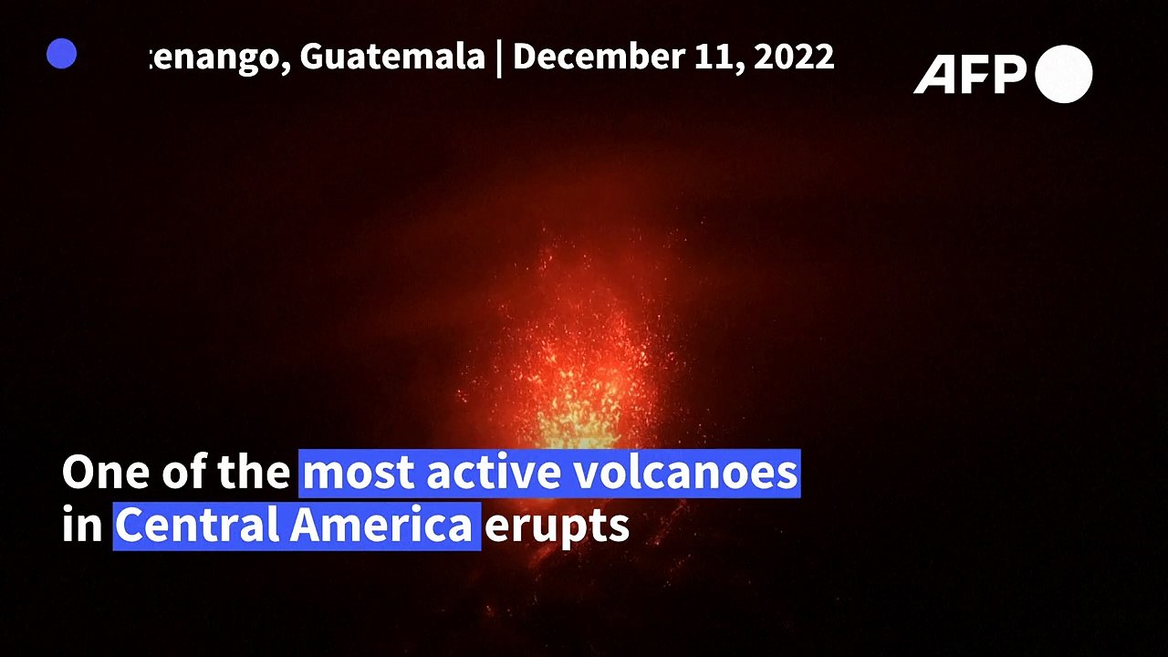 Volcano erupts in Guatemala, spewing lava and ash