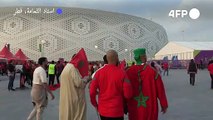 مونديال 2022: مشجعو المغرب والبرتغال يتوافدون إلى الملعب لمشاهدة المباراة