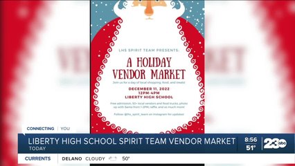 Liberty High School Spirit Team hosts Vendor Market