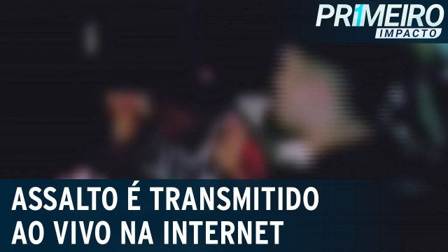 RJ assalto a casa em Petrópolis é transmitido ao vivo pela internet Primeiro Impacto (13 12 22)