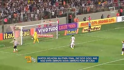 Santos faz dois gols, mas não evita derrota contra o Galo