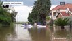 Homes drenched in flooding in South Africa