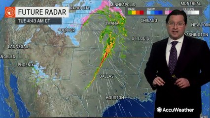 Severe weather risk to unfold across south-central US