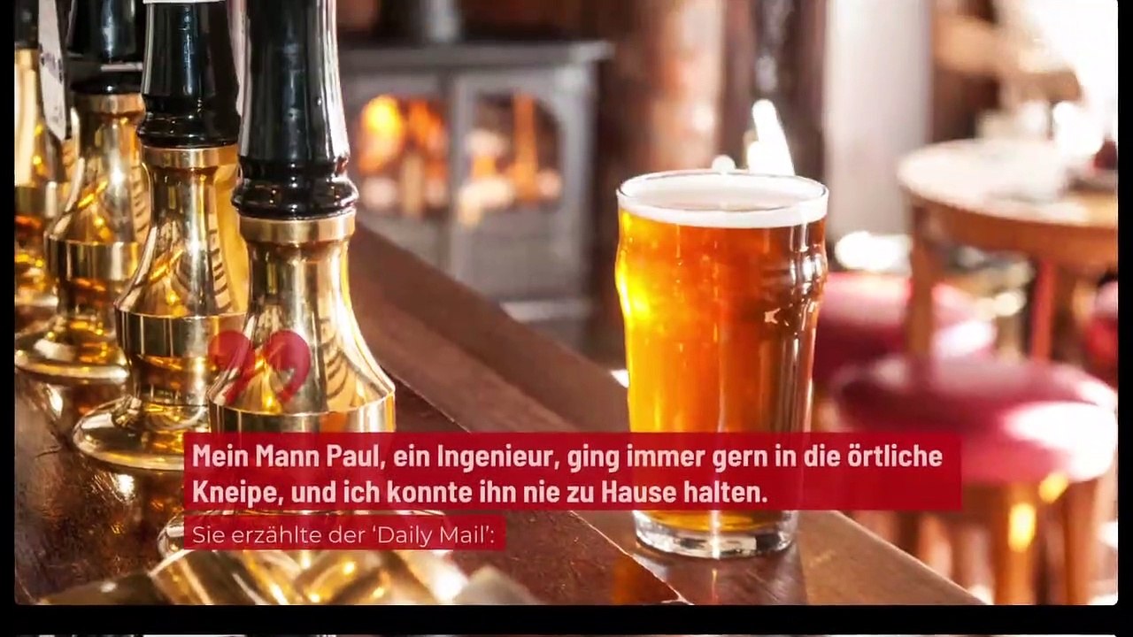Frau baut eine Bar im Garten, damit ihr Mann nicht mehr ins Pub geht