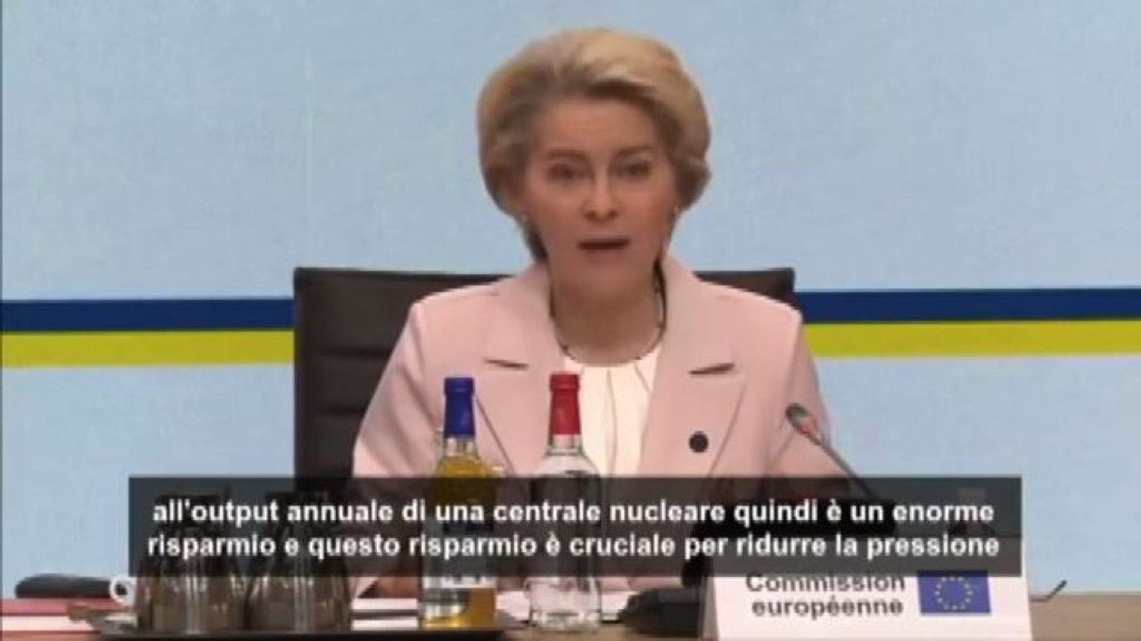 Von der Leyen: centinaia di generatori in viaggio verso Ucraina