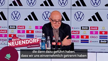 Neuendorf: Sind Bierhoff "zu Dank verpflichtet"