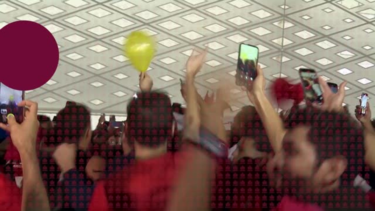Marokko-Fans feiern den Einzug ins WM-Halbfinale