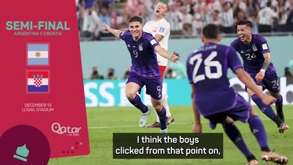 Argentina 'clicking' when it counts - Zanetti