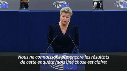 "Honte" aux députés européens corrompus, déclare la commissaire européenne Ylva Johansson