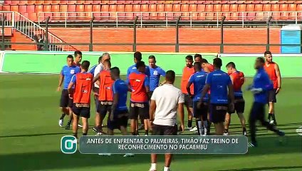 Focado no derby, Corinthians treina no Pacaembu