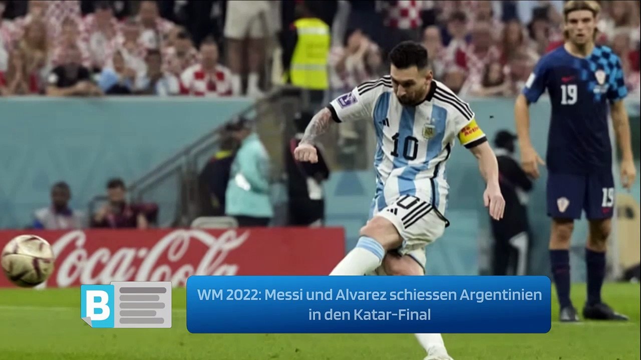 WM 2022: Messi und Alvarez schiessen Argentinien in den Katar-Final