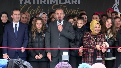 BAKAN KASAPOĞLU: GENÇLERİMİZ HER ŞEYİN EN İYİSİNE LAYIKTIR ANLAYIŞIYLA ÇALIŞIYORUZ