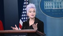 Cyndi Lauper thanks Biden for support of same-sex marriage in White House briefing