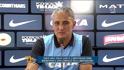 Sheik não treina e está fora da partida contra o San Lorenzo