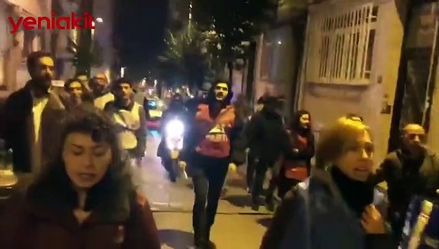 Solcu gruplar sokakları karıştırmaya çalışıyor! Şişli'de tehlikeli provokasyon..