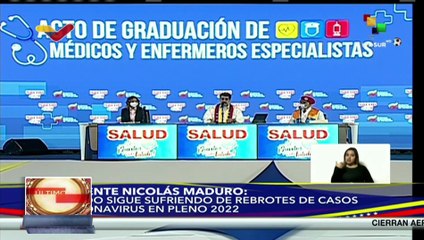 Presidente Nicolás Maduro afirma que Venezuela mantiene control sobre la Covid-19