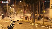 شاهد: مظاهرات واحتجاجات عنيفة مناهضة للرئيسة الجديدة في البيرو