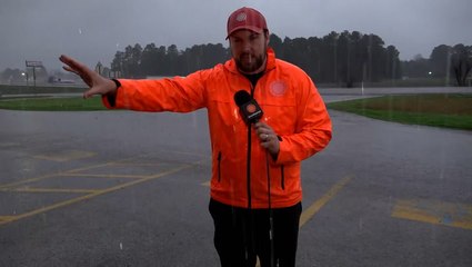 Скачать видео: Tornado threat ongoing across the south-central US