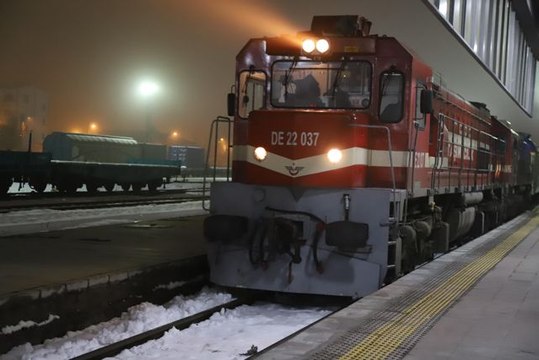 Turistik Doğu Ekspresi Kars'ta coşkuyla karşılandı