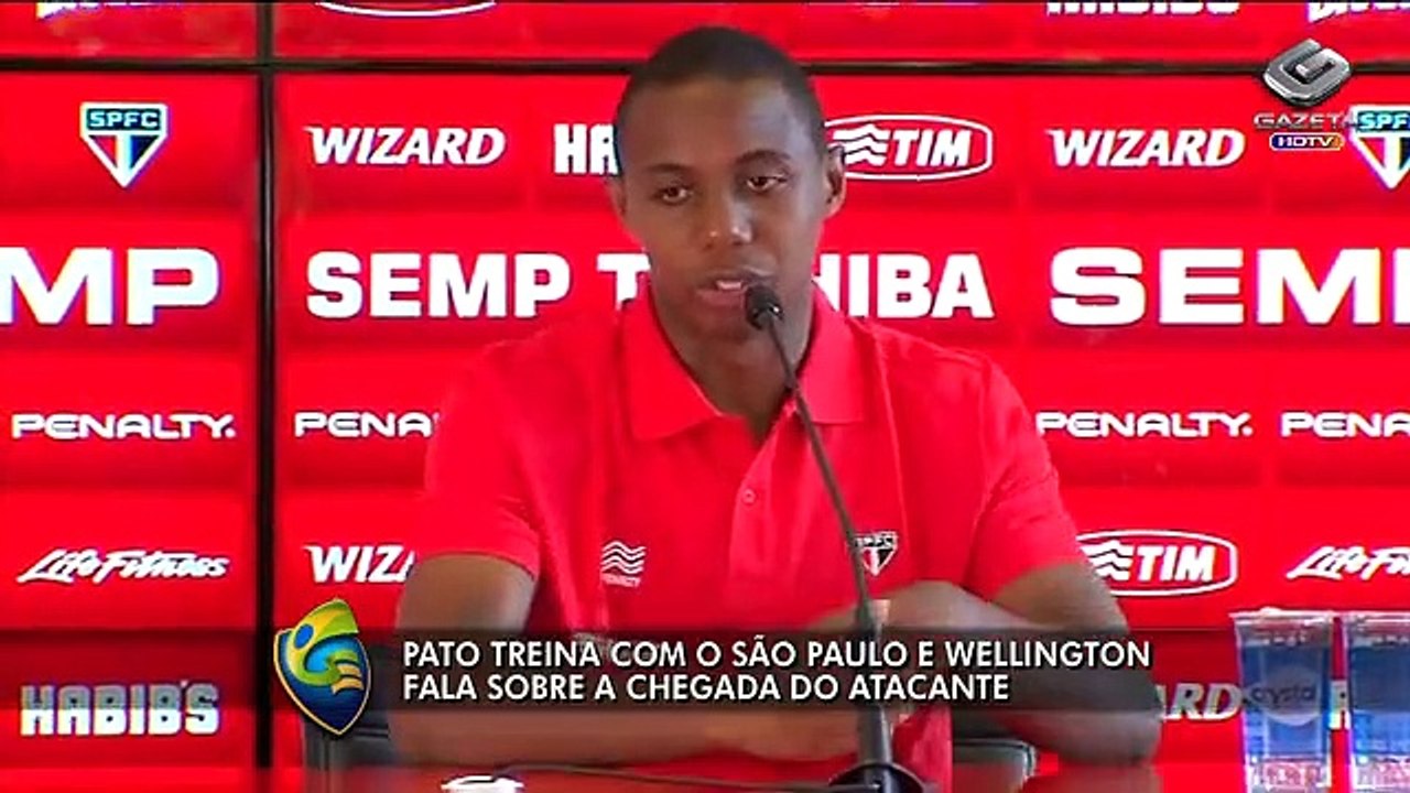Alexandre Pato faz primeiro treino aberto à imprensa no São Paulo