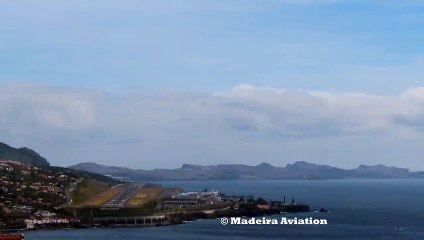 RYANAIR UNBELIEVABLE Approach and Landing at MADEIRA