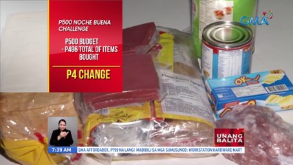 DTI: P500 na halaga, kasya sa simpleng Noche Buena ng 4-5 miyembro ng pamilya | UB